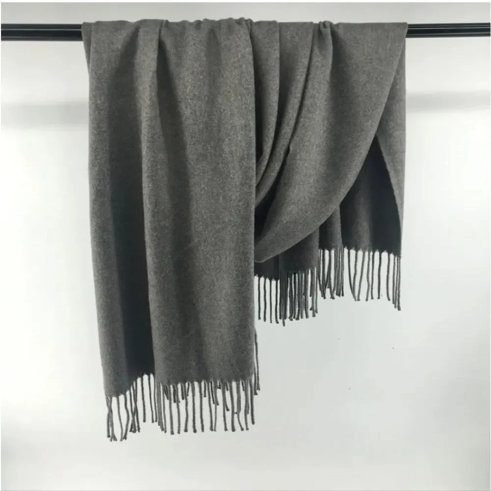 Winter Men Women Warm Cashmere Thick Scarf Shawl Wraps Wool Scarves US Seller